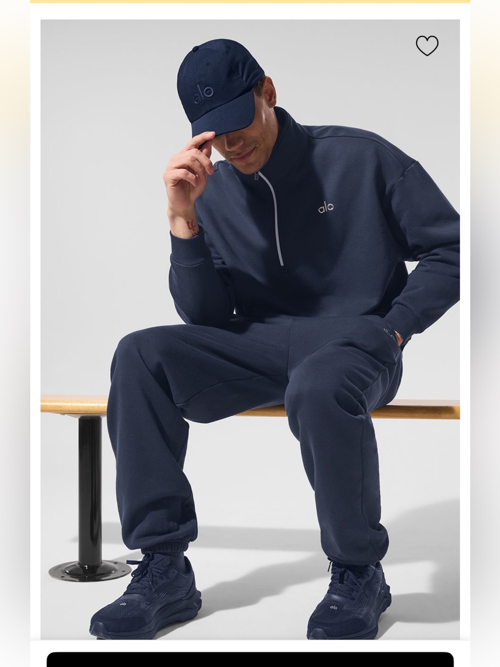 ALO Yoga Performance Off-Duty Cap - Navy/Navy
